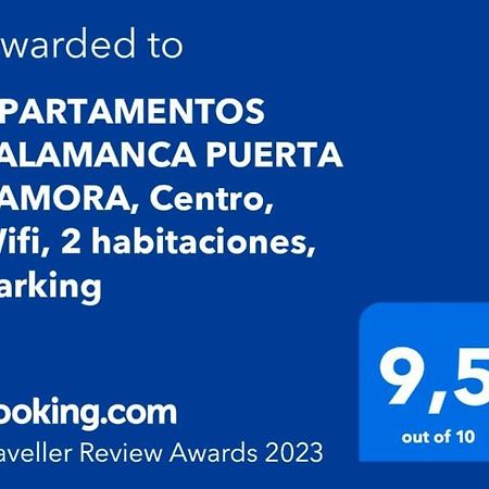 Apartamentos Salamanca Puerta Zamora, Centro, Wifi Con Salon Y 2 Dormitorios, Parking المظهر الخارجي الصورة